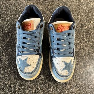 Authentic AELFRIC EDEN | Starry climb starts casual all - match denim shoes 💙🤍